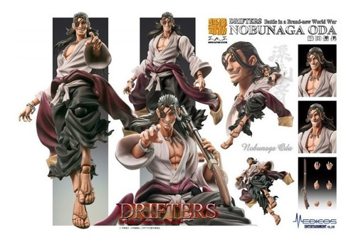 Super Action Statue - Nobunaga Oda - Drifters - Em Estoque!